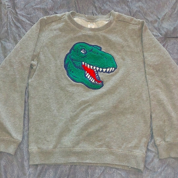 Carter's Boys Dino face sweater size 12 - Picture 1 of 3